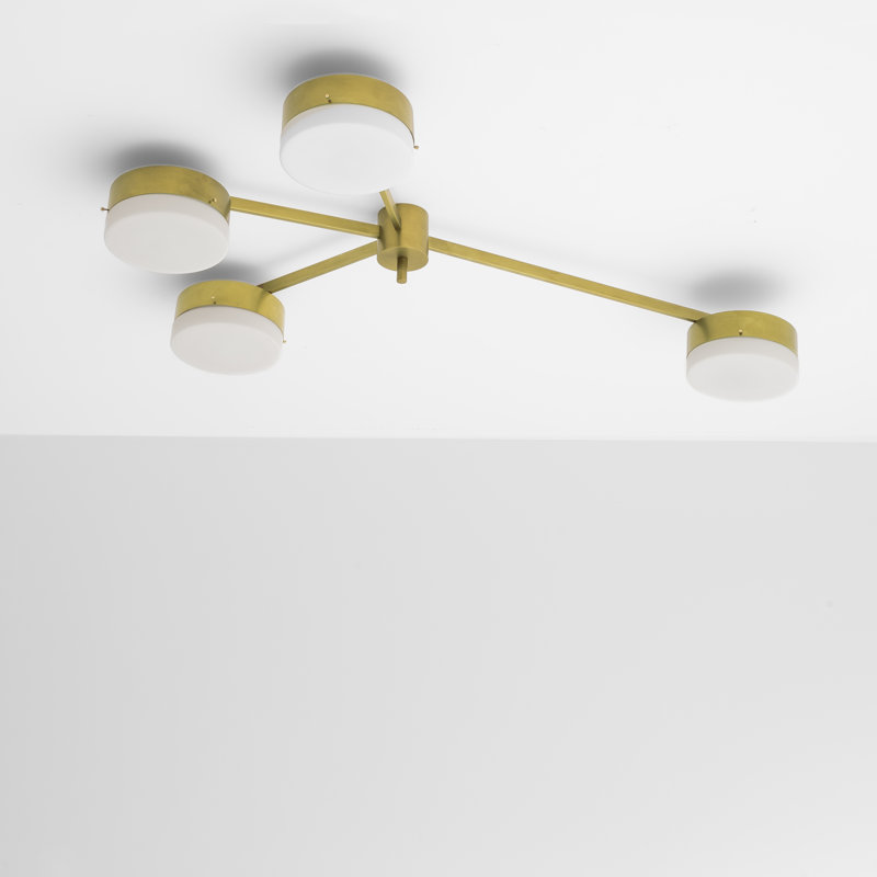 Plafonnier encastré linéaire moderne à DEL de 49 po CELESTE INCANDescence