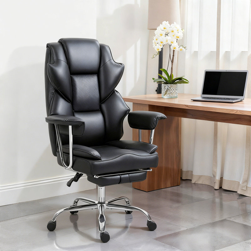 Chaise de bureau, grande et grande chaise de bureau avec mousse en forme de 400 lb