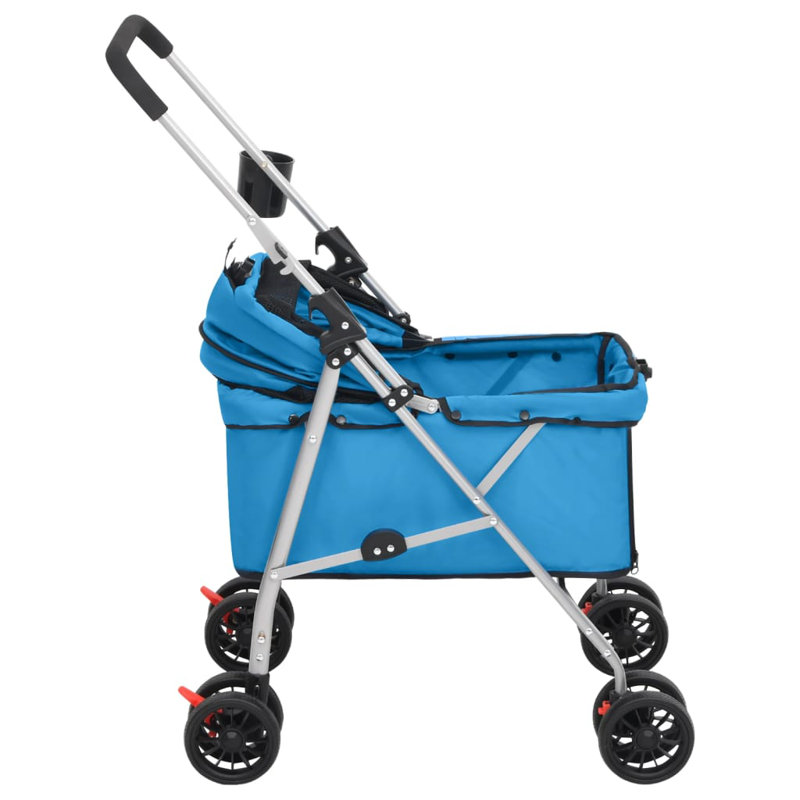 Dawnview Foldable Pet Stroller, Blue