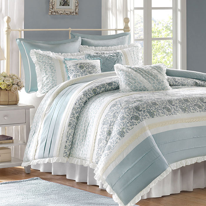 9-Piece Dawn Duvet Cover Set, Queen