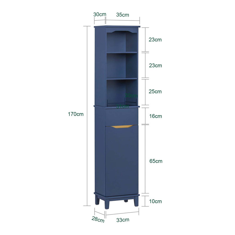 Suela Freestanding Linen Cabinet