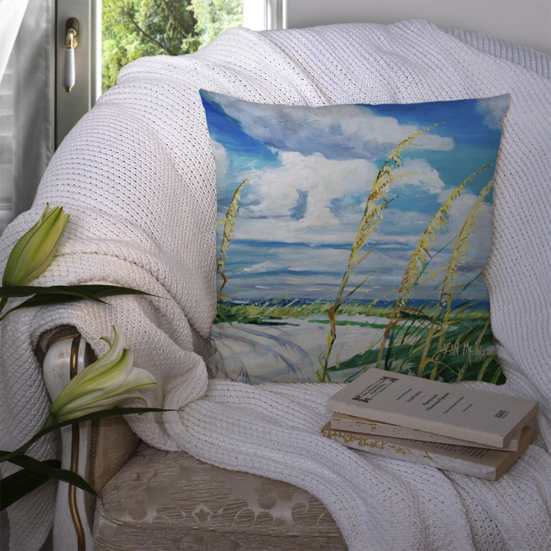 Coussin décoratif intérieur / extérieur Sea Oats, H 18 po x l 18 po x P 5,5 po