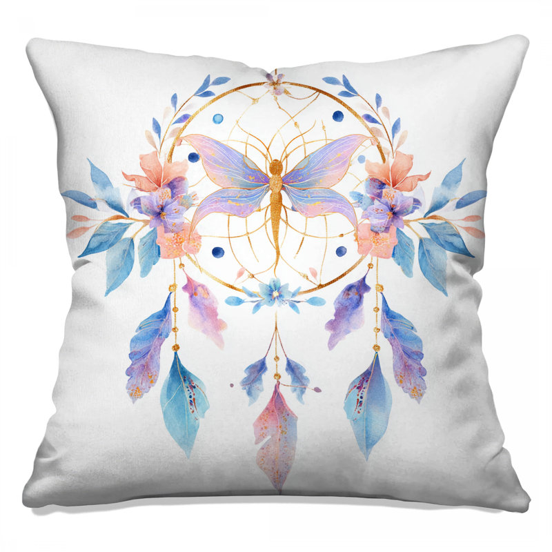 Coussins Butterfly Dreamcatcher, 18 po x 18 po