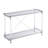 Modern Chrome Glass Side Table