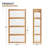 4-Tier Display Cabinet With Flip Up Door, Curio Cabinet Collection Display Shelf Showcase Bookcase-253445820