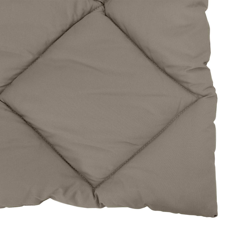 Microfiber Solid Colour Bedspread, Light Grey