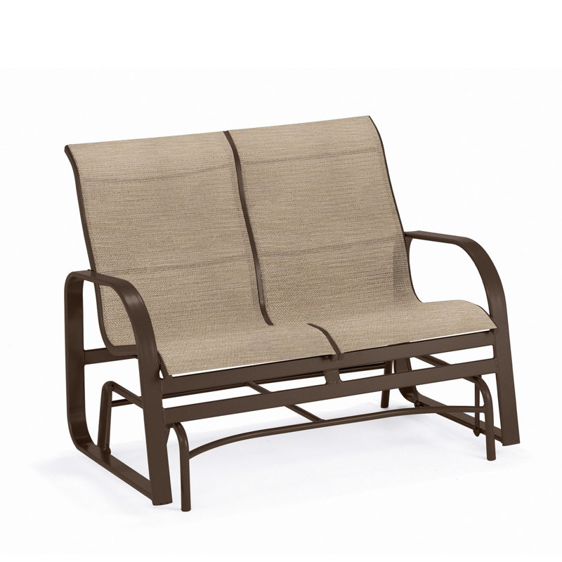 Seagrove II 45.5'' Wide Straight Aluminum Loveseat