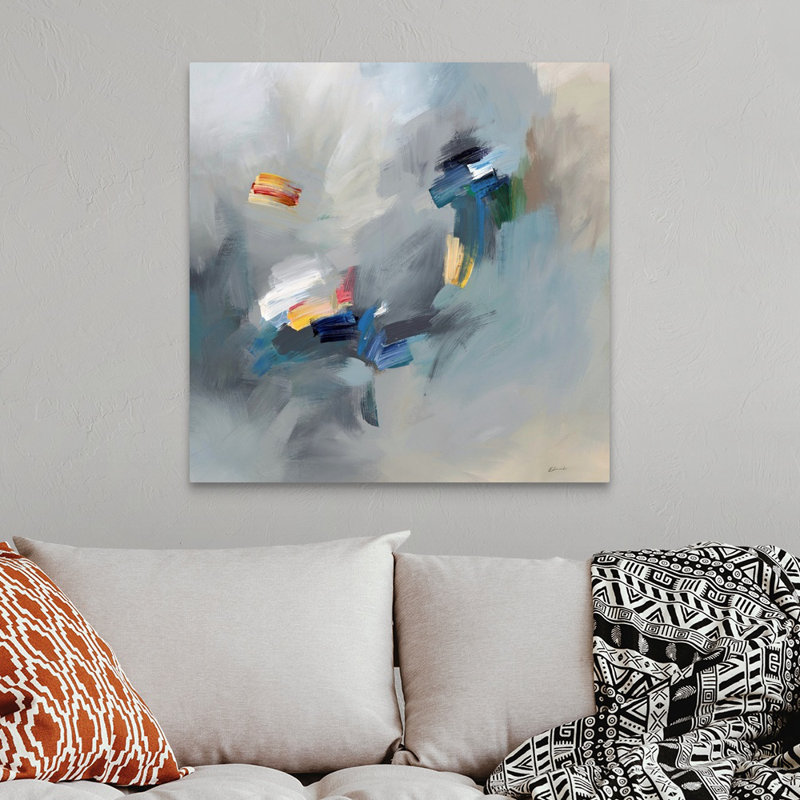 «Playful Curiosity I» par Govind, reproduction d'art sur toile, H 35 po x l 35 po x P 1,5 po