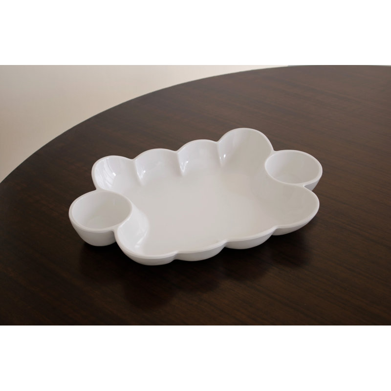 Vida Melamine Chips And Dip Platter