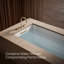 Bec de baignoire à fixation sur le plateau avec composants-96081563