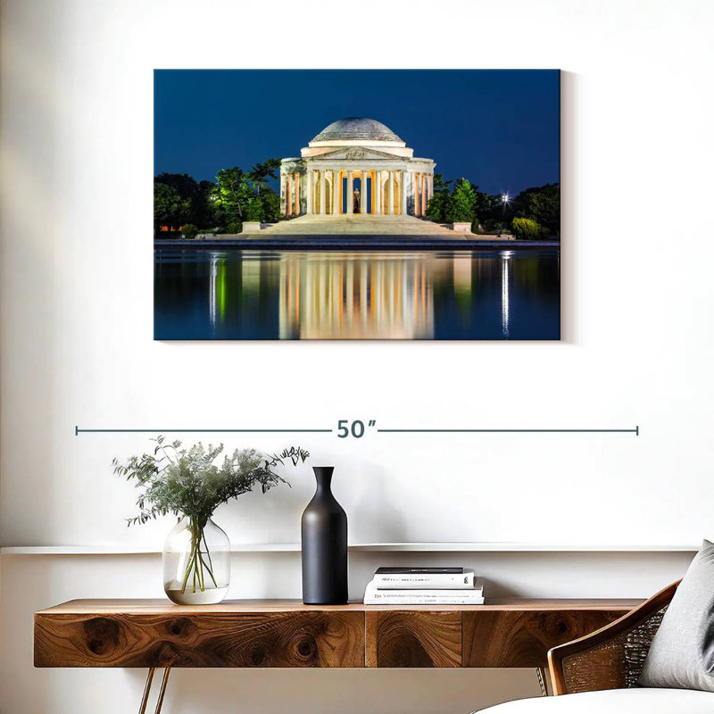 Lilie The Jefferson Memorial, H 24 po x l 36 po