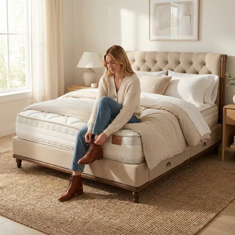 Langfang Liu Tai Furniture Pocket Sprung Mattress, Double (4'6)