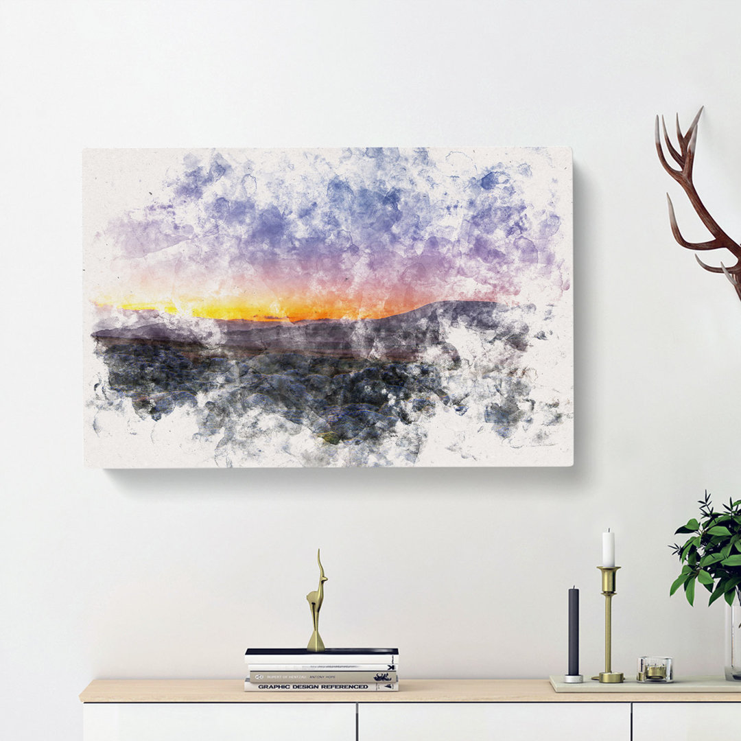Sunrise Over The Yorkshire Dales - Wrapped Canvas