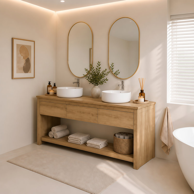 Meuble-lavabo double Farmhouse