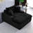 Boneless 51.2" Upholstered Compression Recliner Sofa-1863773706
