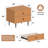 20" W 2 Drawers Moder Nithtstand (Pre-assembled)-1502791166