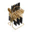 24-Piece Stainless Steel Cutlery Set with Storage Rack-122760280