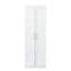 4 Storages High Wardrobe And Kitchen Cabinet, White, 2 Doors, 3 Partitions, 15mm Particle Board, Marvellous White Cabinet For Kitchen, Storages, Structure