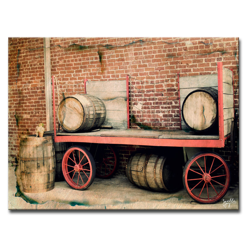 « wagon wheel », reproduction d’impression sur toile, H 12 po x l 16 po