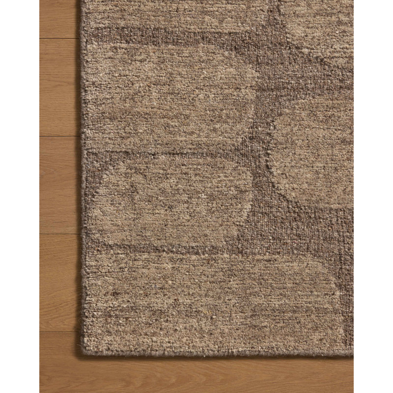Corsa Brown / Taupe Area Rug, Rectangle 9'3" x 13'
