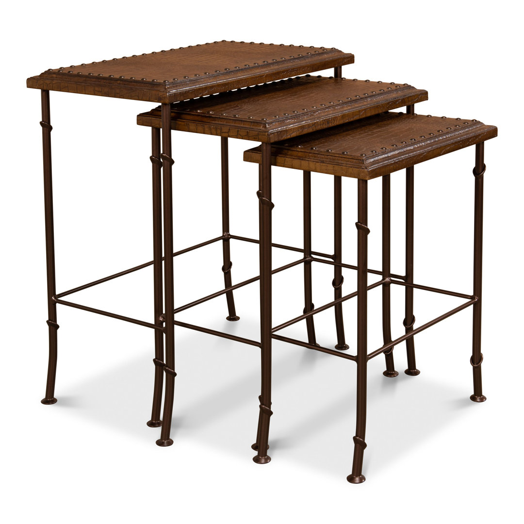 Iron Top Nesting Tables Ebern Designs