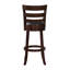 Chaise de bar pivotante à 360 degrés avec repose-pieds confortable, meubles en bois massif, 1 pièce-749444408