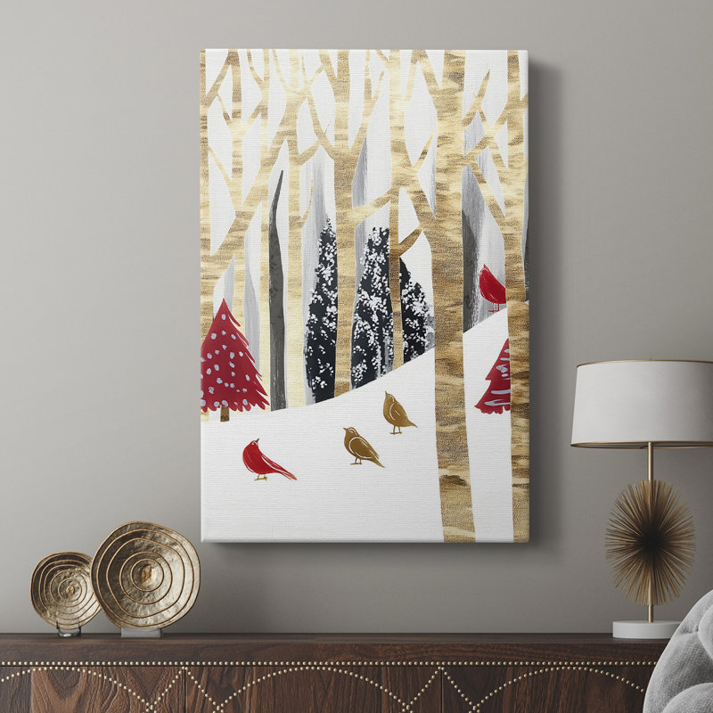 Christmas Holiday Art CDX -Custom Wrapped Gallery Cavas, 60" H x 40" W