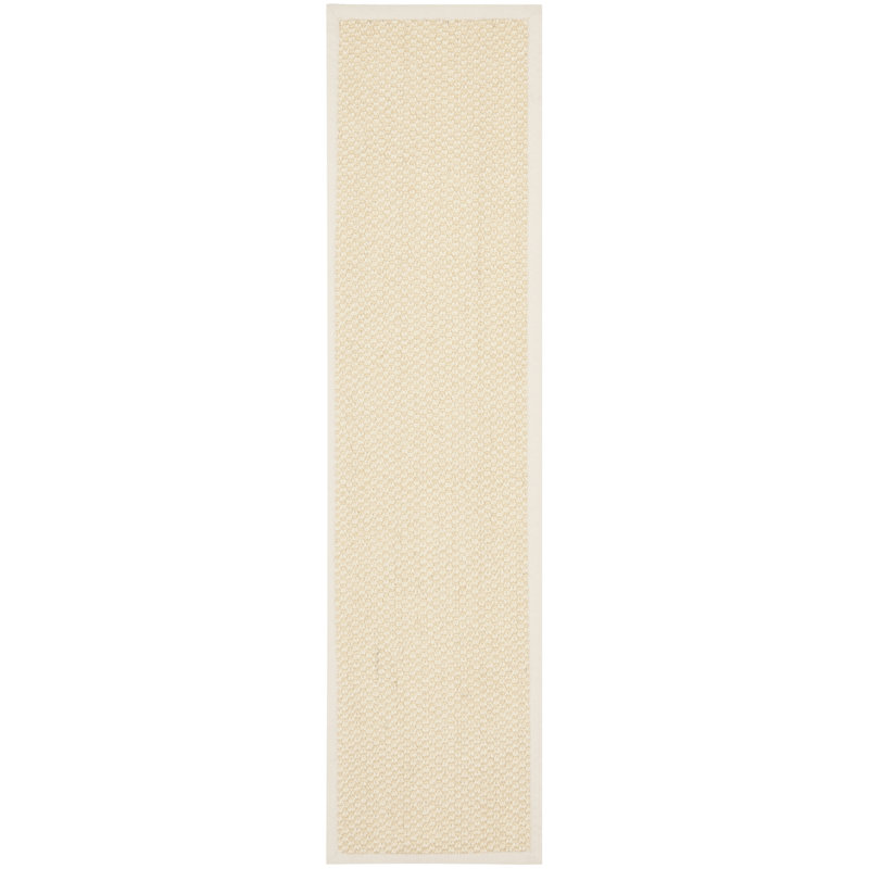 Auckland Texture Creme Area Rug, Runner 2' x 6'