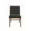 Chaise de salle à manger en tissu avec pieds en fer Boucle-784498323