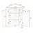 White Triangle Bathroom Storage Cabinet with Adjustable Shelves for Home and Kitchen-1445081497