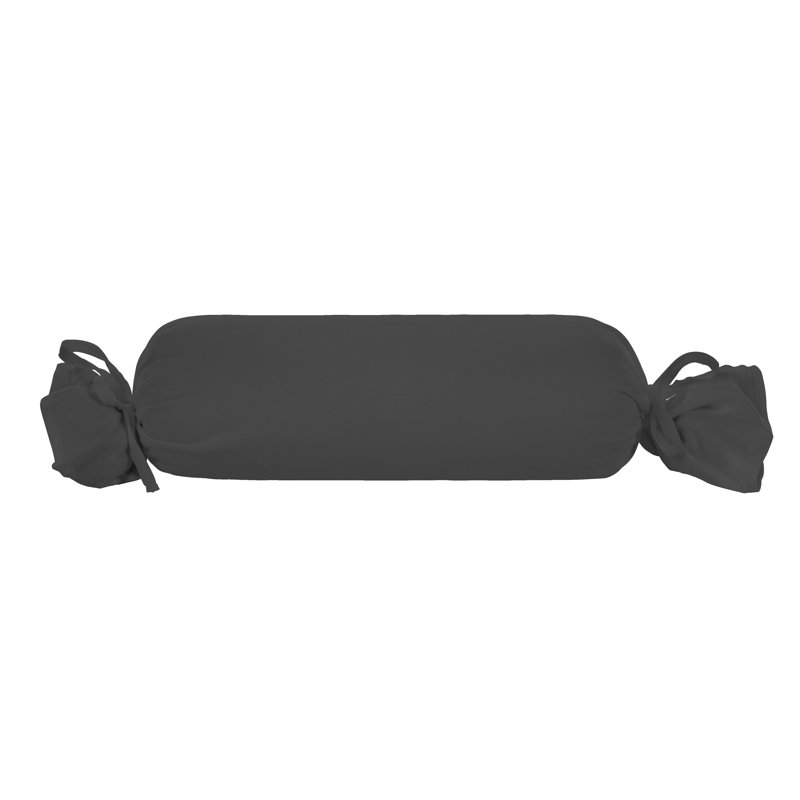 Bolster Pillow Cover, Titanium