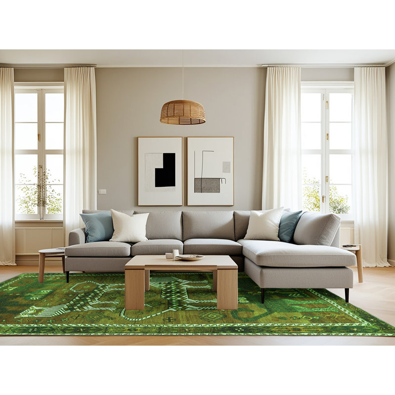 Tapis verts Traditional 629, Rectangle 8 pi x 10 pi