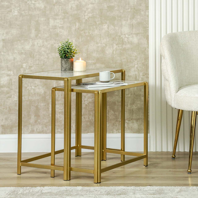 Nesting Tables, Gold