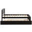 Lit plateforme simple avec lit gigogne, blanc-1368947052