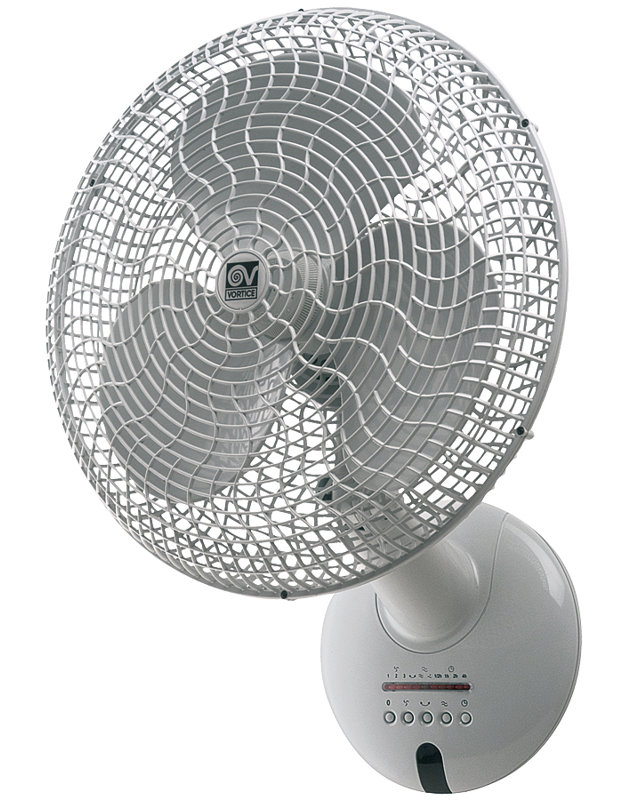 Oscillating Wall Mounted Fan, 55 cm H x 36.5 cm W x 45 cm D