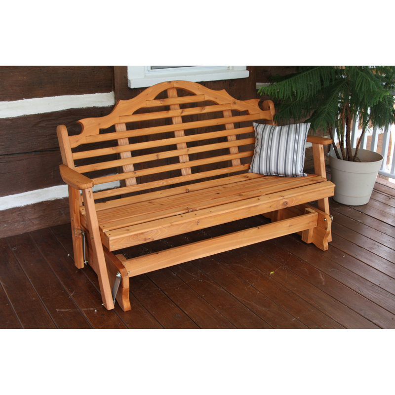 Banc coulissant Coury, Cèdre