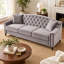 Canapé Chesterfield en velours Chisholm-1338570265