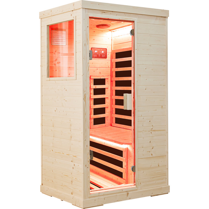 Jonathan Spruce, sauna simple à infrarouge lointain avec chauffage