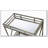 Kristensen Mirrored & Antique Gold Finish Serving Cart with Durable Metal Frame and Elegant Design for Modern Entertaining
