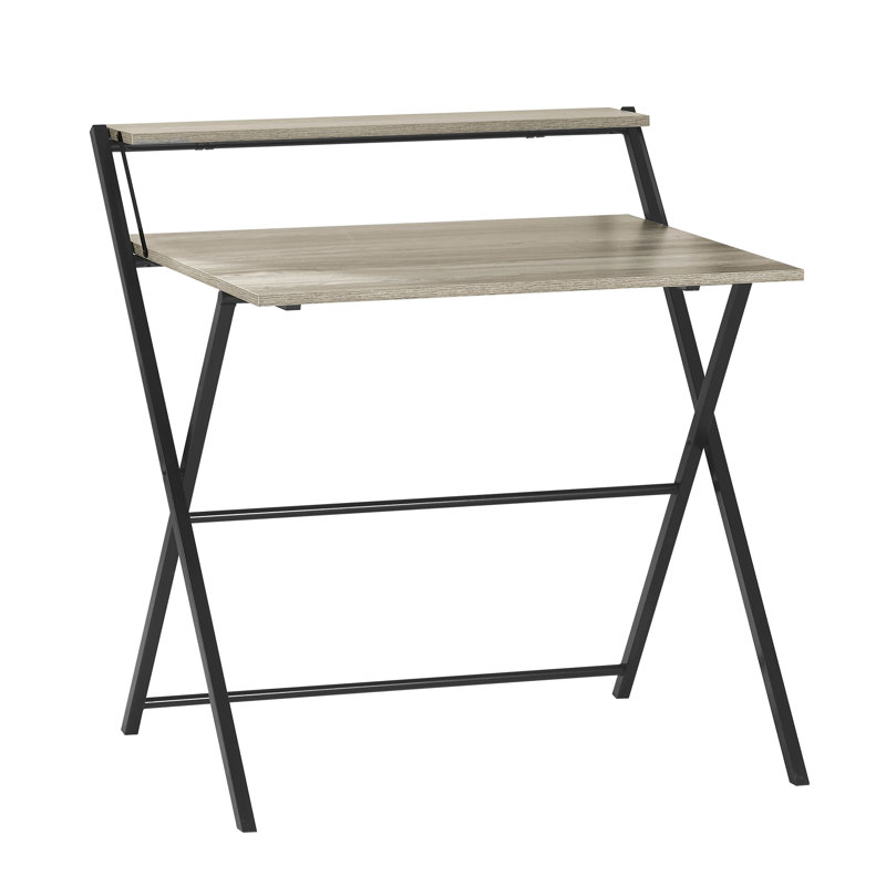 Ajwad Metal Base Writing Desk, Grey