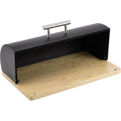 Large Kitchen Bread Box with Base for Homemade Bread, Bagels