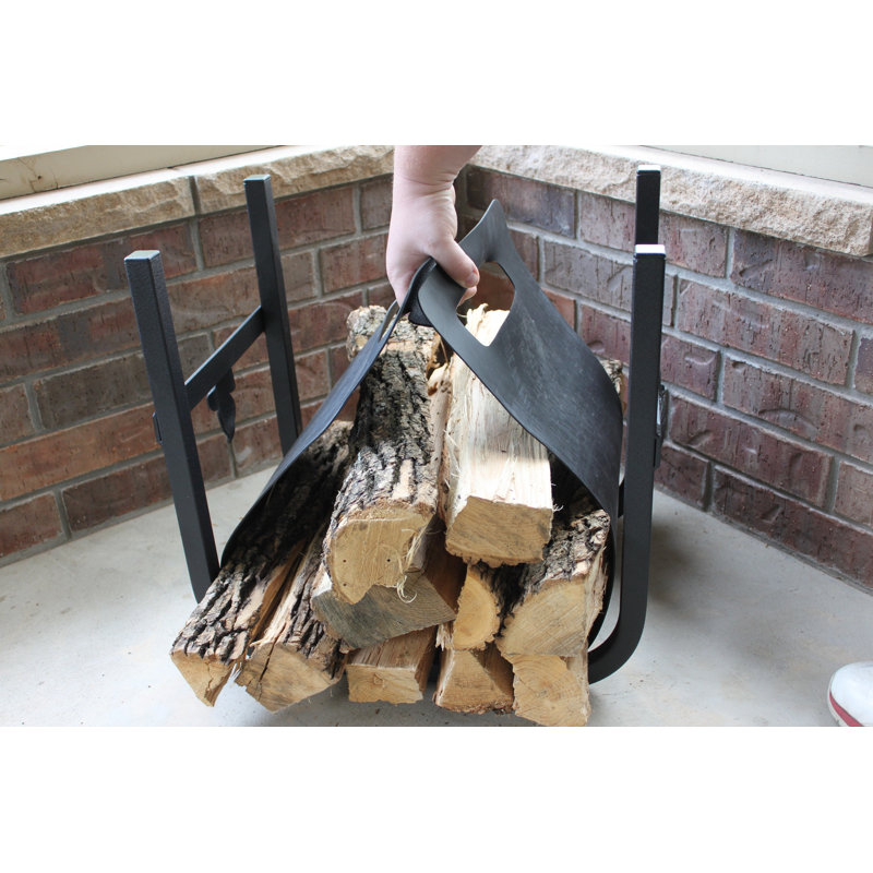 19'' W Metal Log Rack
