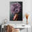 Lady Purple Peony Canvas Print-1243614344