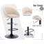 Thornbury Swivel Upholstered Adjustable Height Counter Stool with Metal Frame-262998255