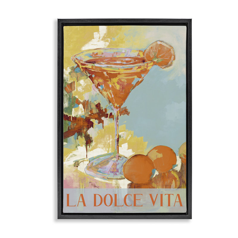 Cadre flottant Dolce Vita, Cadre flottant noir de jais, H 25 po x l 17 po