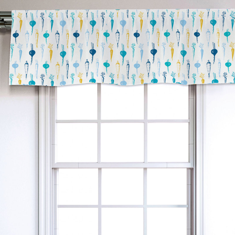 Sateen Ruffled Window Valance
