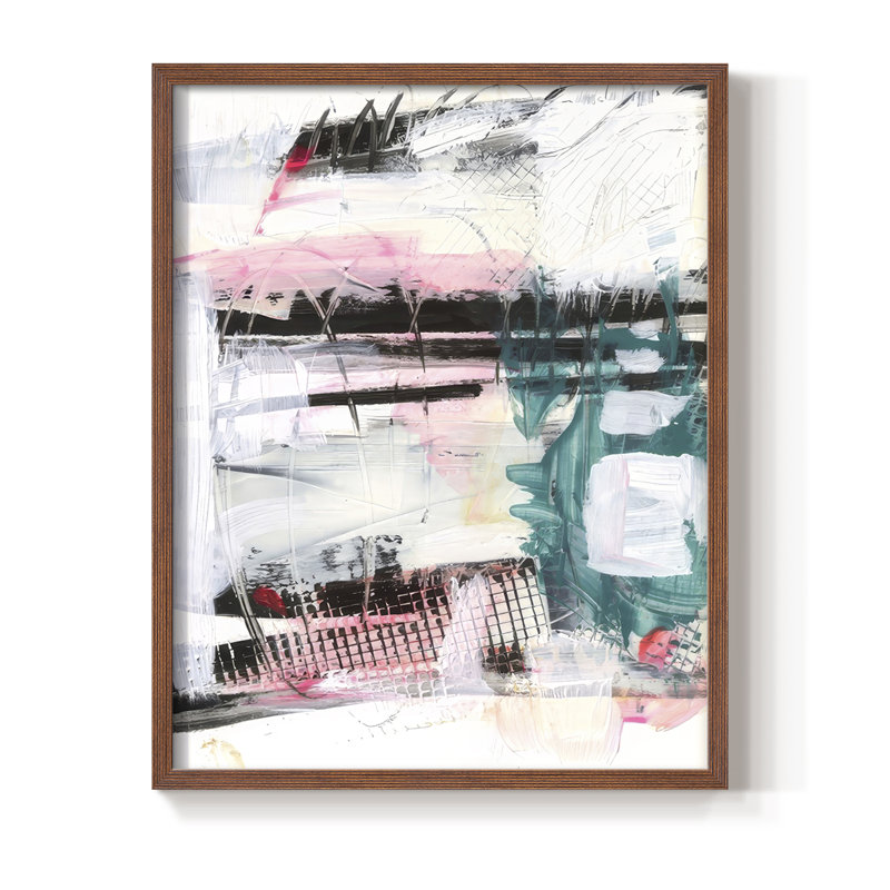 Parade I Framed Print - Solid Wood, Walnut, 15" H x 12" W