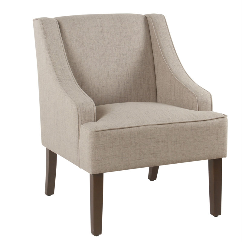 Chaise d'appoint de 25 po de large Rochanda, Beige, Brun