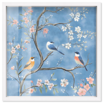 Oiseaux dans les branches II
