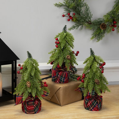 9'' Faux Pine Tree in Pot
